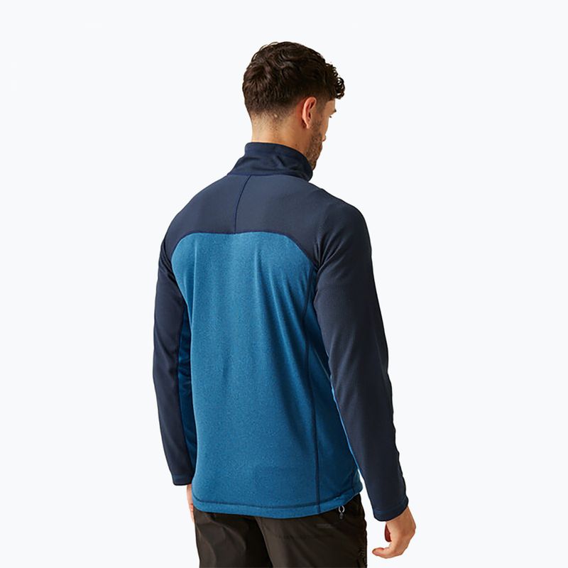 Men's sweatshirt REGATT Highton Full Zip Midlayer olympian blue/navy 3