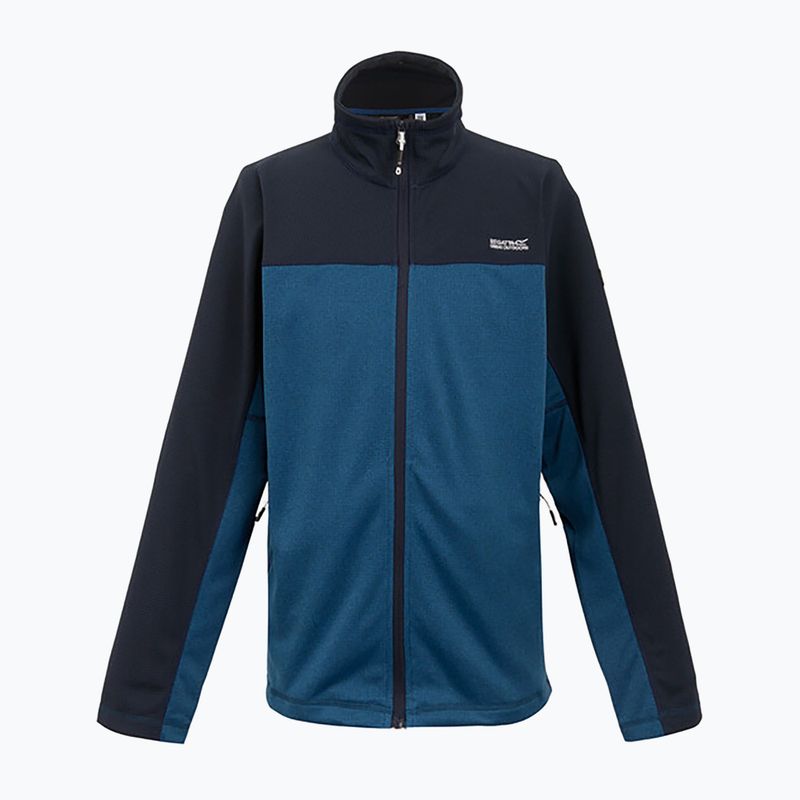 Men's sweatshirt REGATT Highton Full Zip Midlayer olympian blue/navy 7