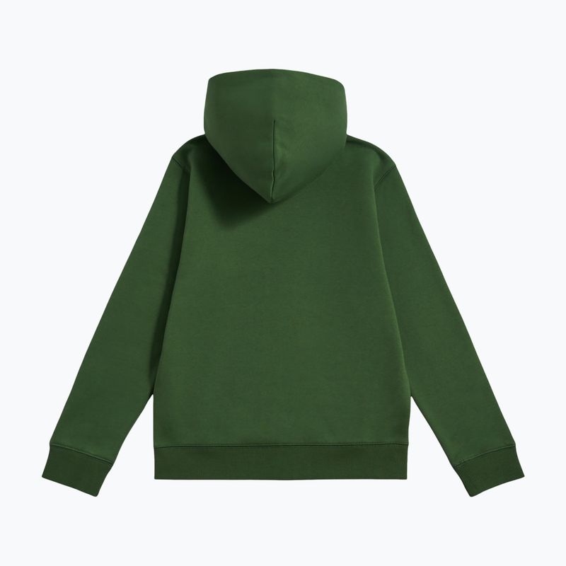Children's sweatshirt New Balance Brush Back Small Logo Full Zip Hoodie dark alpine green 2