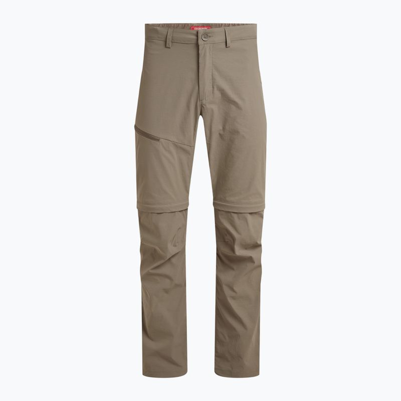 Men's Craghoppers NosiLife Pro Convertible Trouser III pebble trekking trousers 10