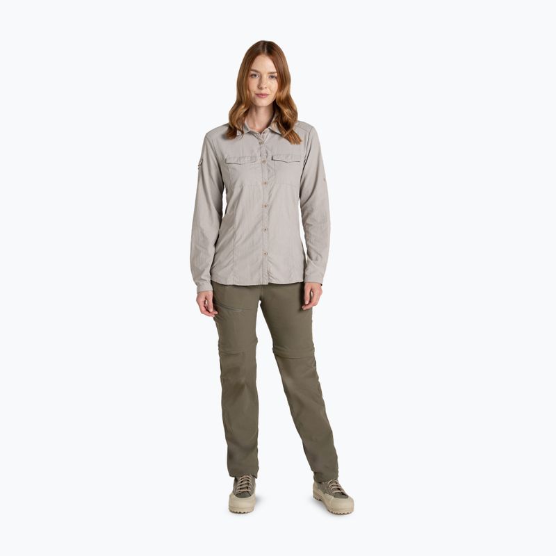 Women's shirt Craghoppers NosiLife Adventure Long Sleeved Shirt III soft mushroom 2