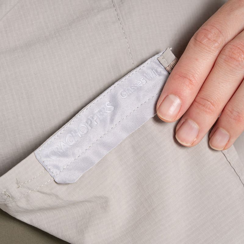 Women's shirt Craghoppers NosiLife Adventure Long Sleeved Shirt III soft mushroom 10