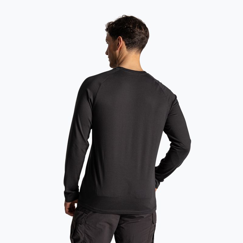 Men's trekking long sleeve Craghoppers NosiLife Nour Long Sleeve dark iron 3