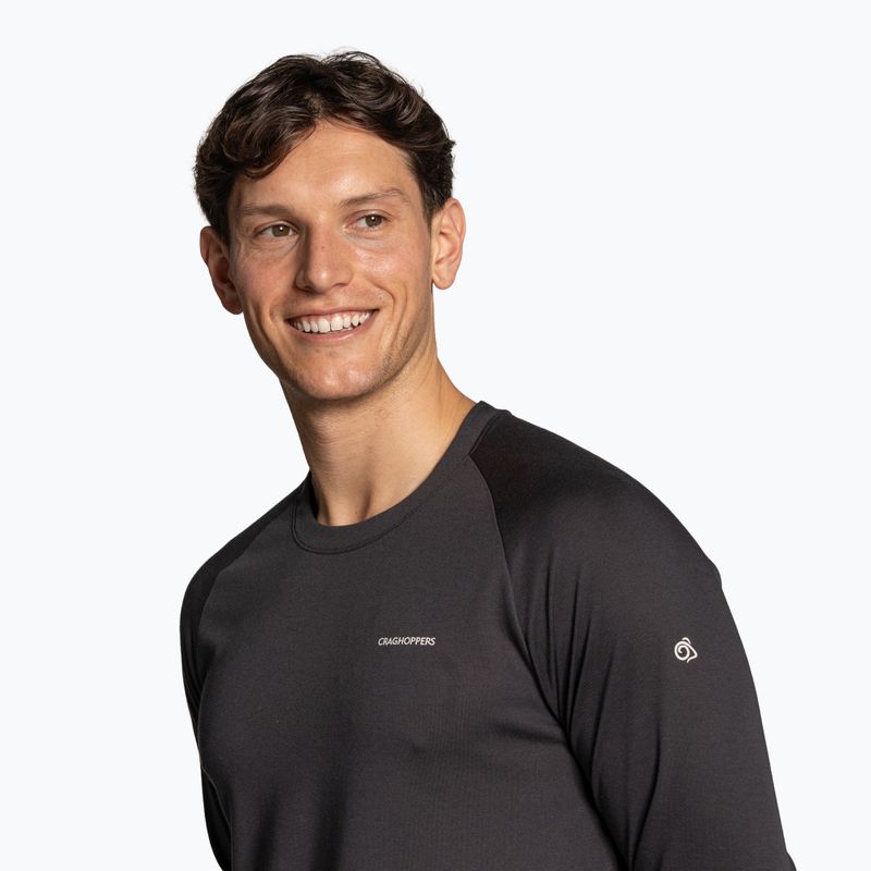 Men's trekking long sleeve Craghoppers NosiLife Nour Long Sleeve dark iron 4