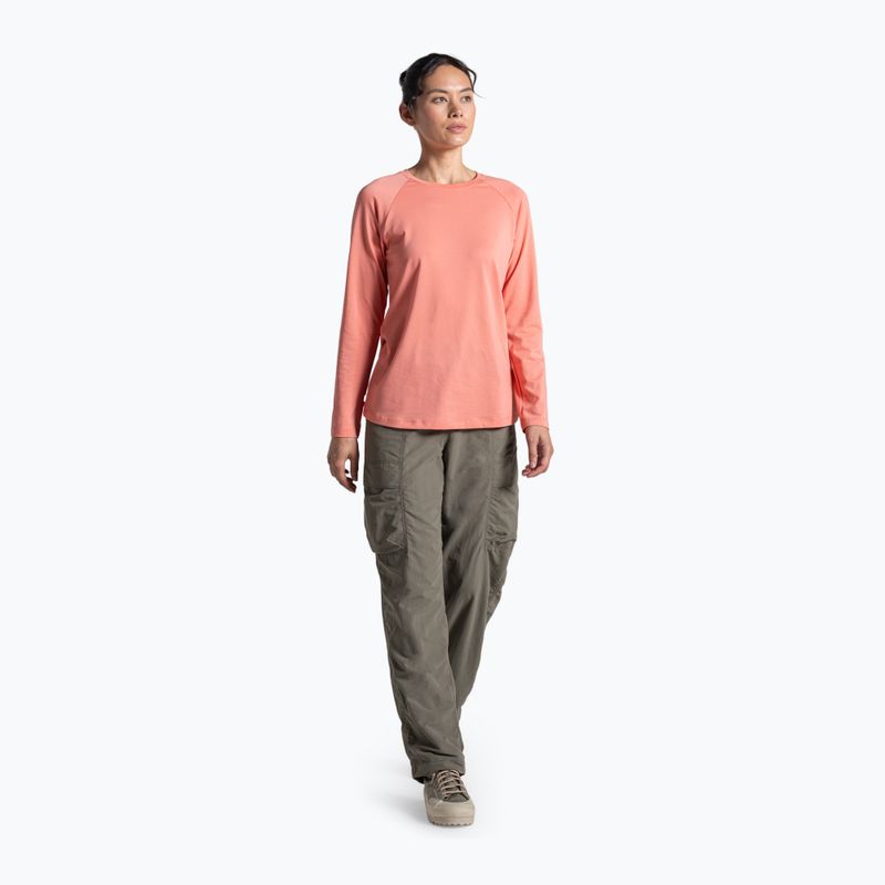 Women's trekking long sleeve Craghoppers NosiLife Nour Long Sleeve spiced apricot 2
