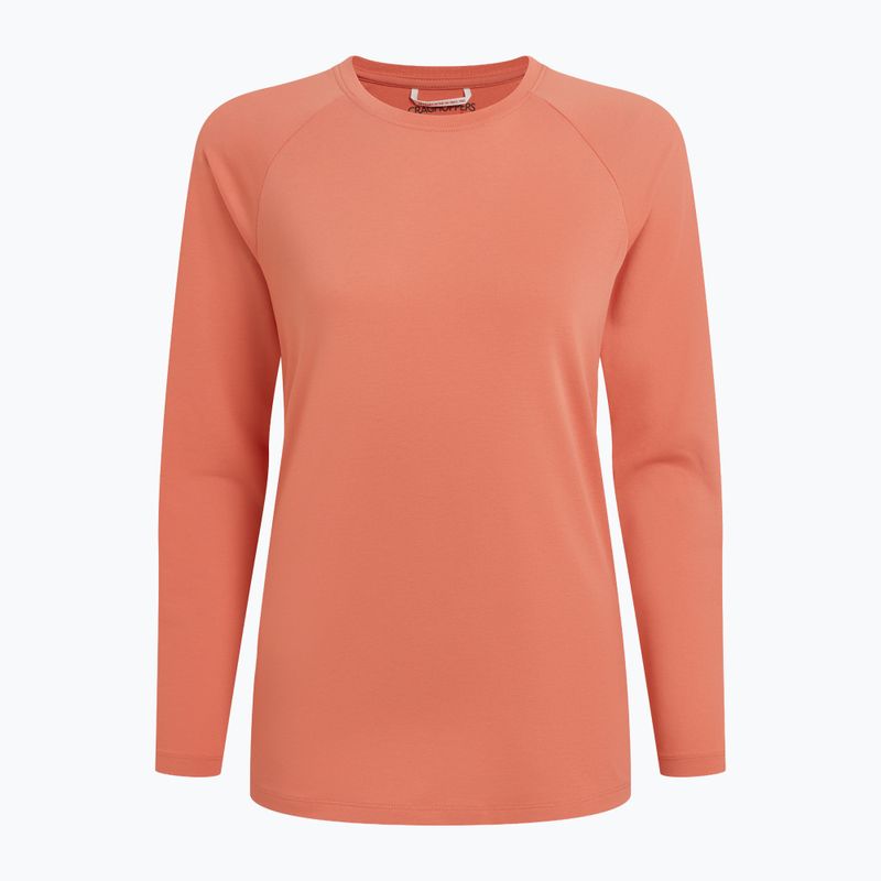 Women's trekking long sleeve Craghoppers NosiLife Nour Long Sleeve spiced apricot 5