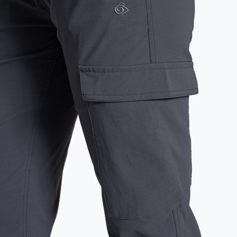 Women's trekking trousers Craghoppers NosiLife Rif Stretch Cargo dark iron 8