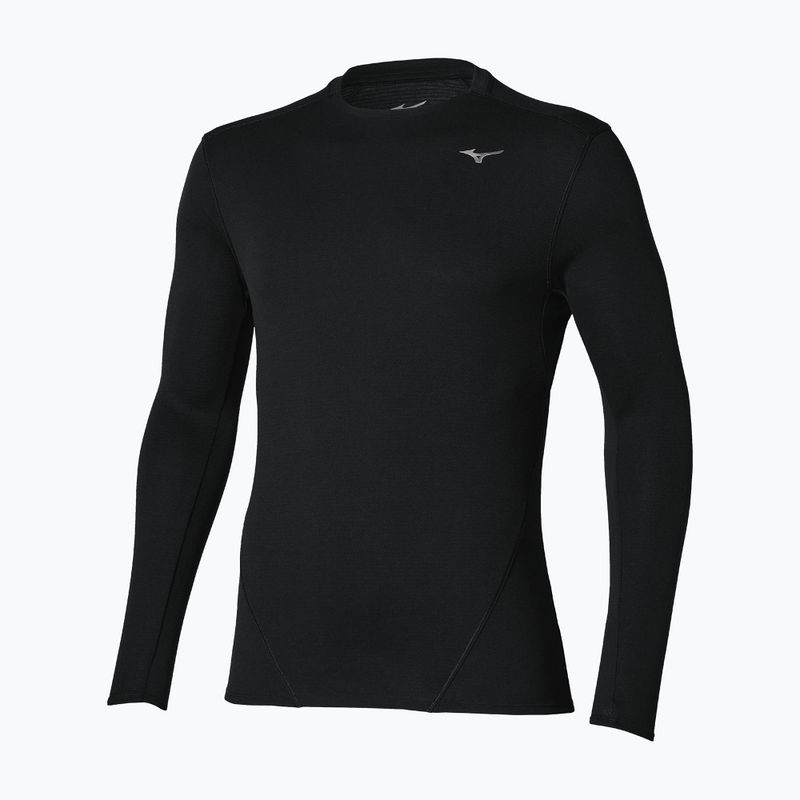 Men's running longsleeve Mizuno Tech Thermal Charge Breath Thermo Long Sleeve Tee black