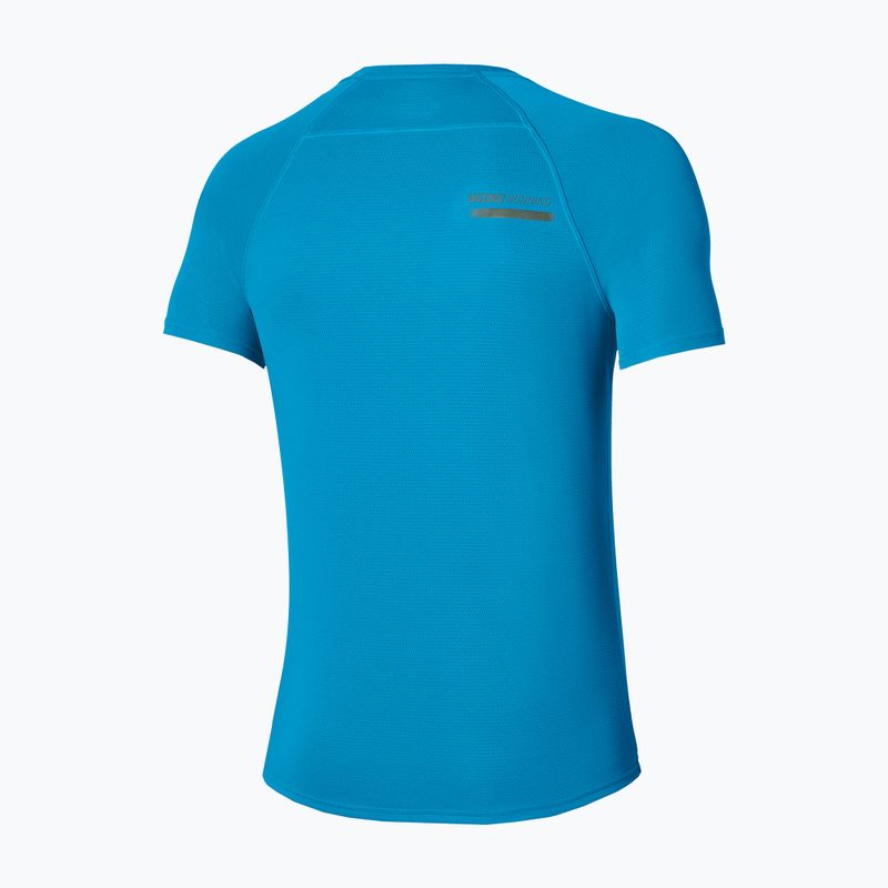 Men's running shirt Mizuno Active Dryaeroflow blue jewel 2