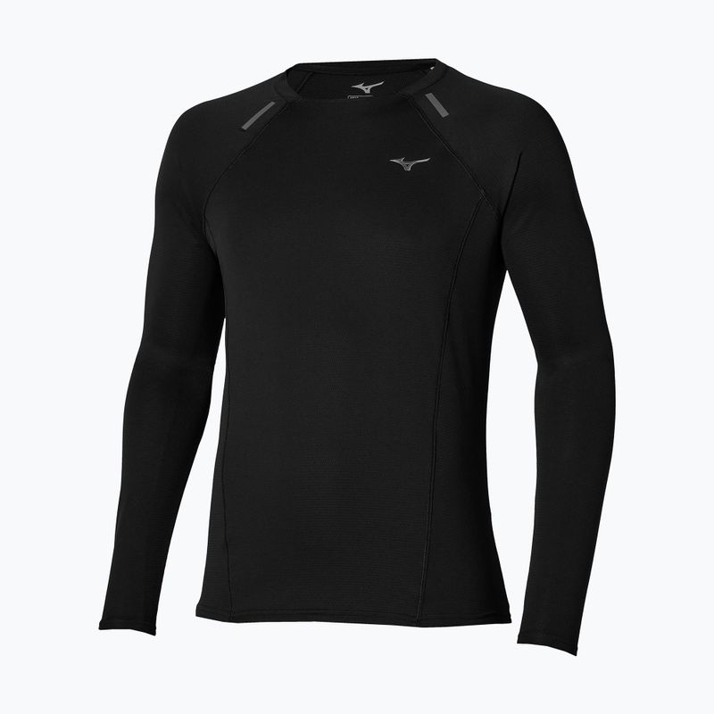 Men's running longsleeve Mizuno Active Dryaeroflow black