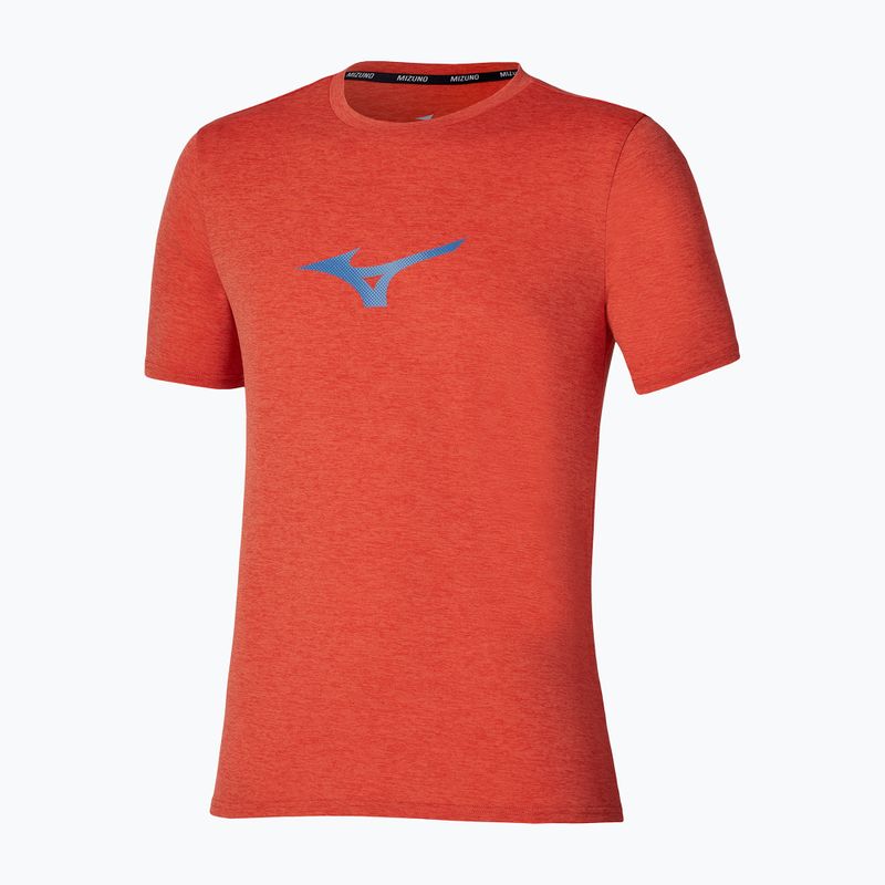 Men's running shirt Mizuno Core Runbird Short Sleeve Tee orange