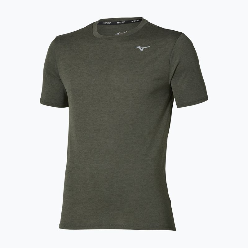Men's running shirt Mizuno Core Run Short Sleeve Tee forest night
