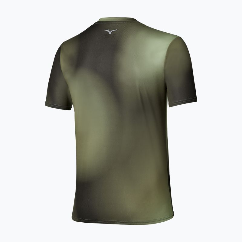 Men's running shirt Mizuno Core Graphic Short Sleeve forest night 2