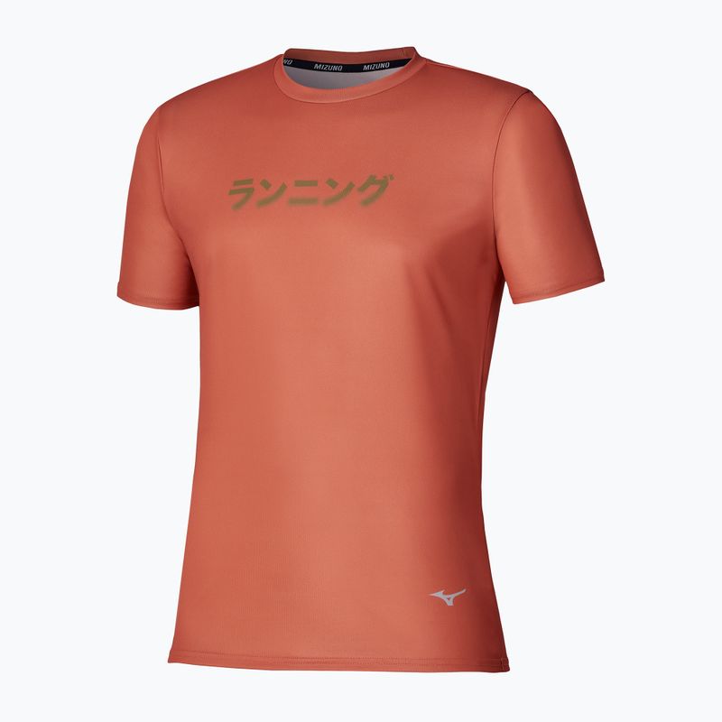Men's running shirt Mizuno Core Graphic Short Sleeve ginger