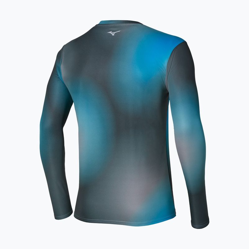 Men's running longsleeve Mizuno Core Graphic Long Sleeve Tee dark slate 2