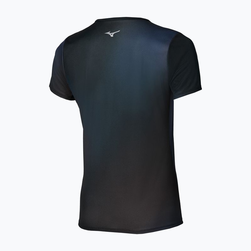 Women's running shirt Mizuno Core Graphic Short Sleeve insignia blue 2