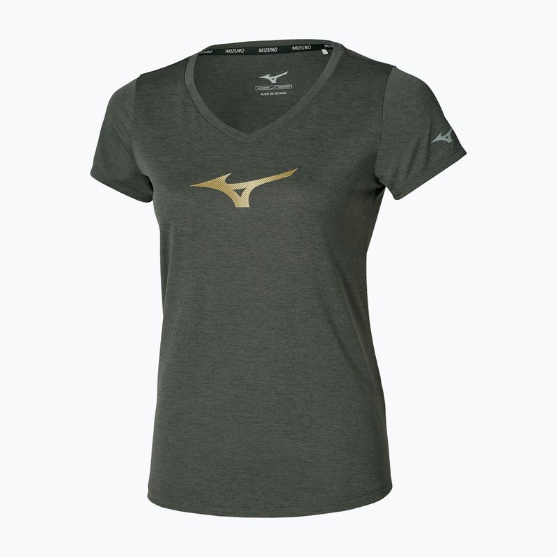 Women's running shirt Mizuno Core Runbird Forest Night