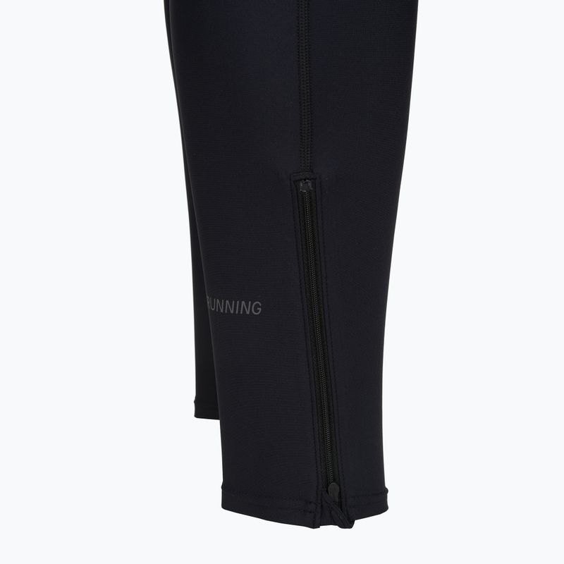 Men's running leggings Mizuno multi pocket long tight Black 6