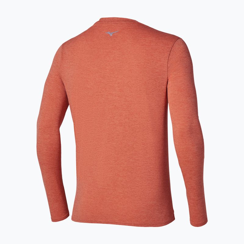 Men's running longsleeve Mizuno Core Impulse Long Sleeve Tee ginger 2