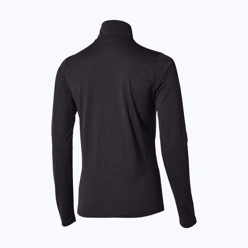 Women's running sweatshirt Mizuno Core Impulse Half Zip Long Sleeve Tee phantom 2