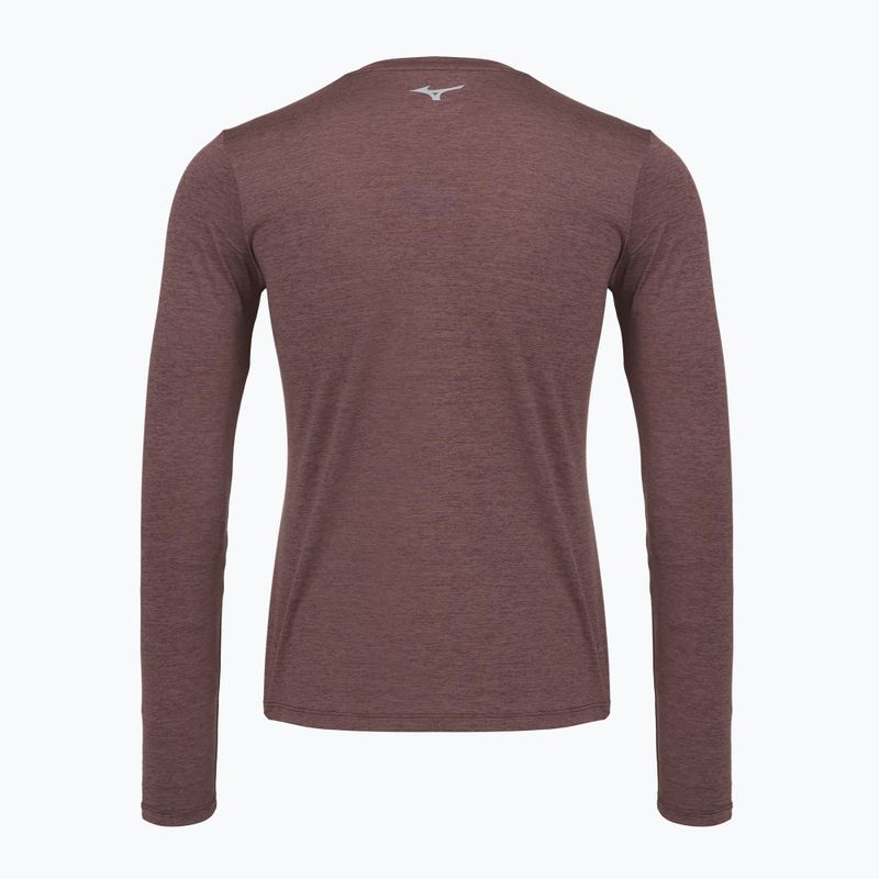 Men's running longsleeve Mizuno Core Impulse Long Sleeve Tee pepper corn 2
