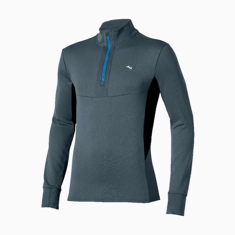 Men's running sweatshirt Mizuno Active Warmalite Half Zip Long Sleeve Top dark slate