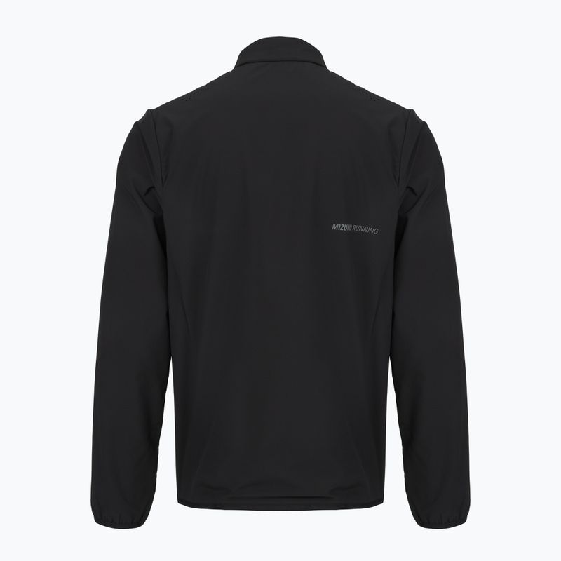 Men's running jacket Mizuno Tech Techfill Breath Thermo Jacket black 2