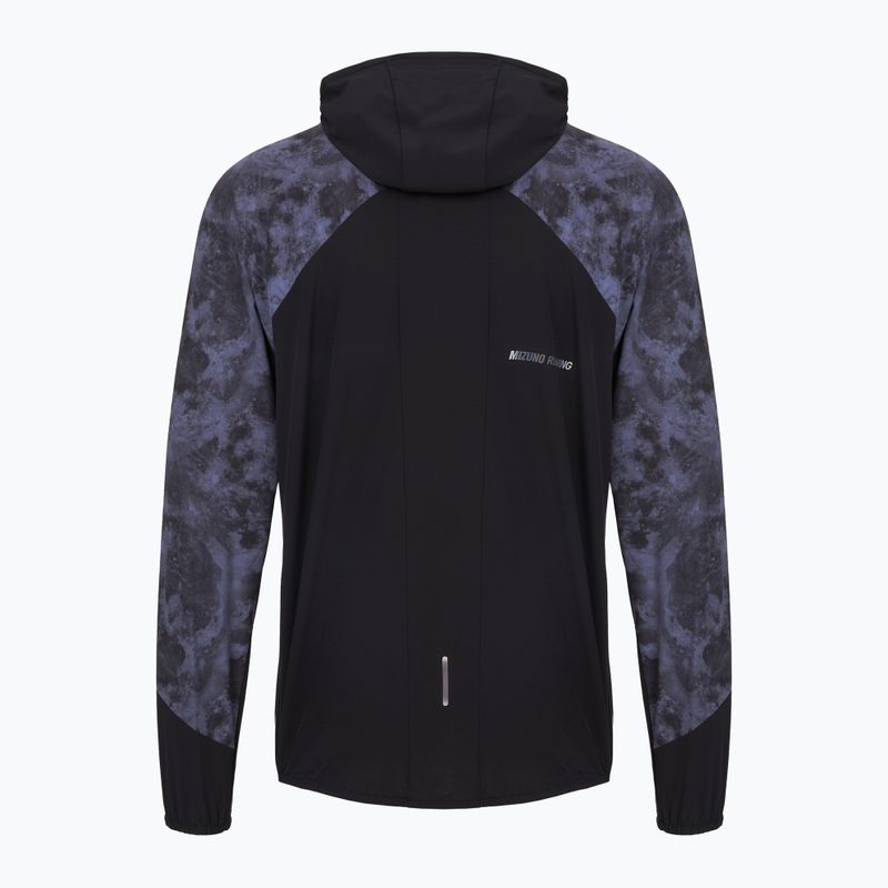 Men's running jacket Mizuno Active Alpha Hooded Jacket gekko 2