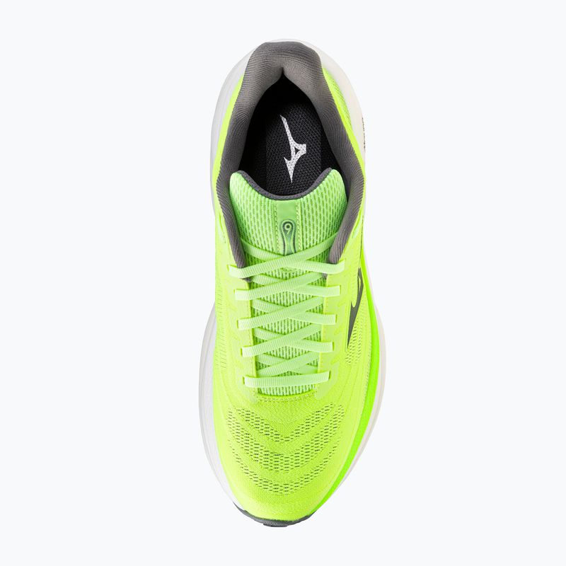 Men's running shoes Mizuno Wave Sky 9 lime pulp/quiet shade/lime burst 5