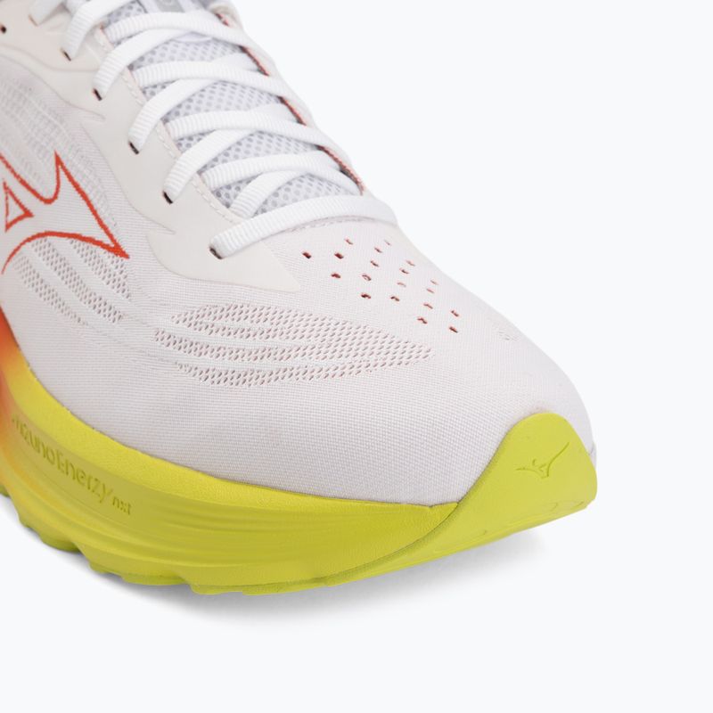 Men's running shoes Mizuno Wave Skyrise 7 white/orange/evening primrose 7