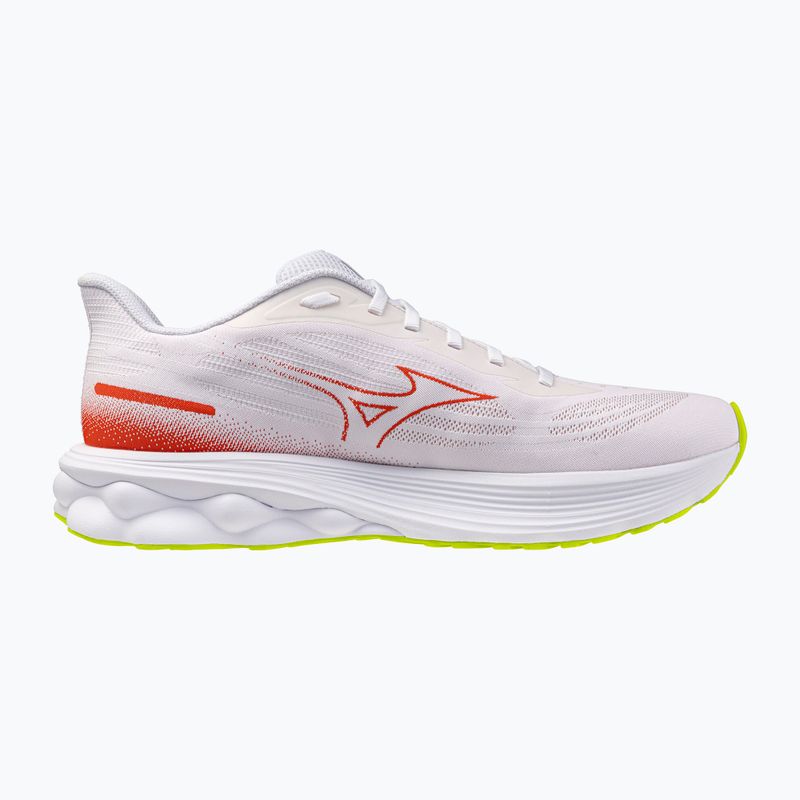 Men's running shoes Mizuno Wave Skyrise 7 white/orange/evening primrose 2