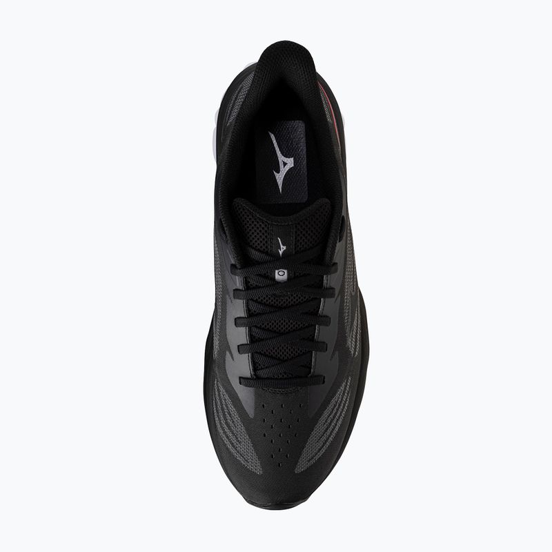 Men's running shoes Mizuno Wave Skyrise 7 black/iron gate/tomato puree 5