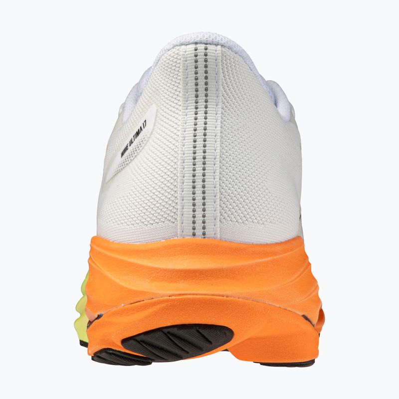 Men's running shoes Mizuno Wave Ultima 17 white/black/lava orange 3