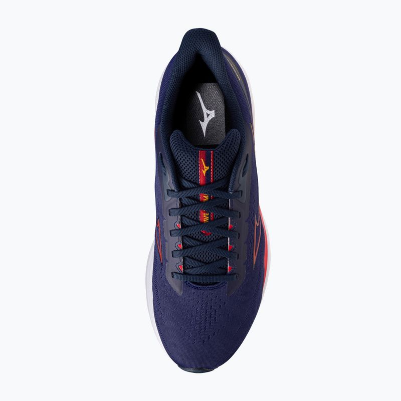 Men's running shoes Mizuno Wave Ultima 17 beacon blue/tomato puree/artisan's gold 5