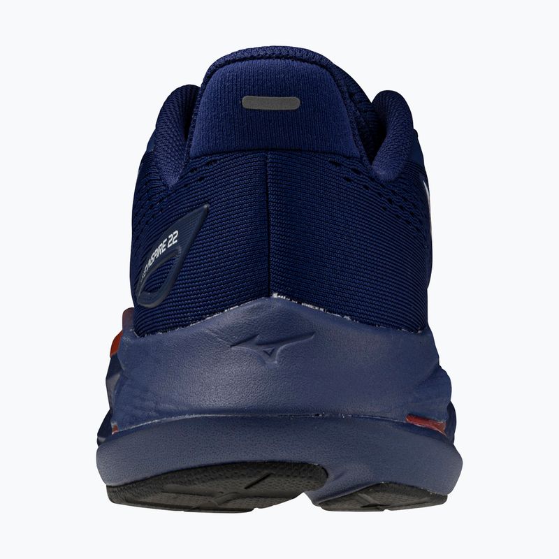 Men's running shoes Mizuno Wave Inspire 22 beacon blue/tomato puree/firecracker 3