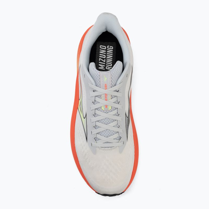 Men's running shoes Mizuno Fortrush cloudscape/black/lava orange 5