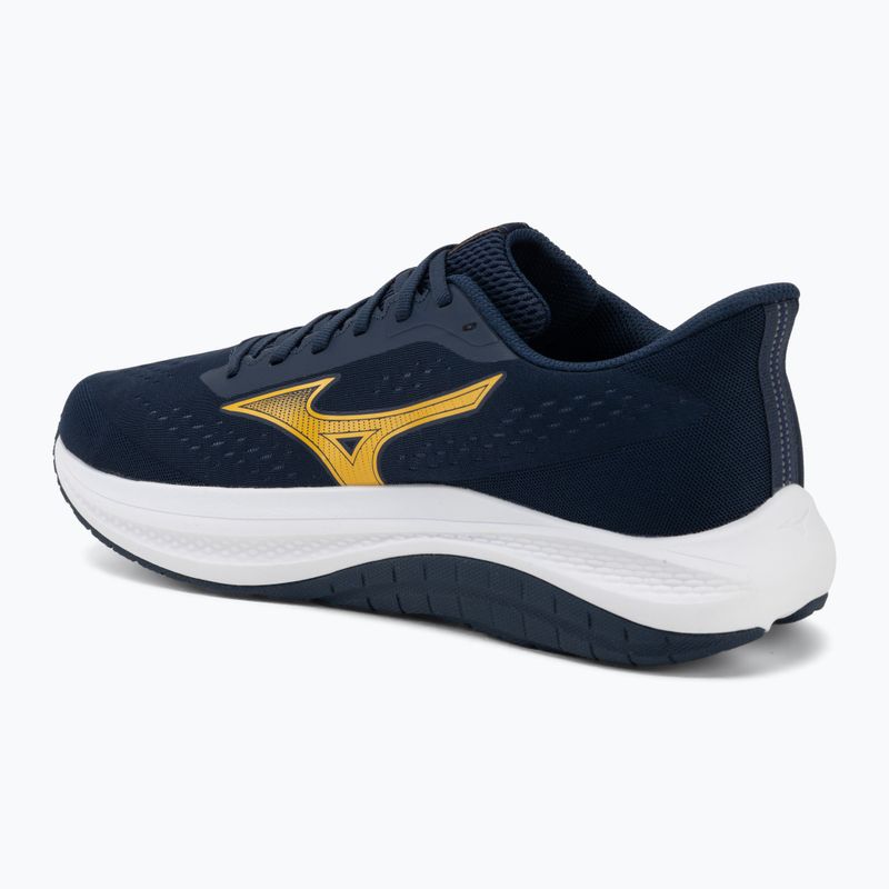 Men's running shoes Mizuno Fortrush dress blues/Artisan's gold/tomato puree 3