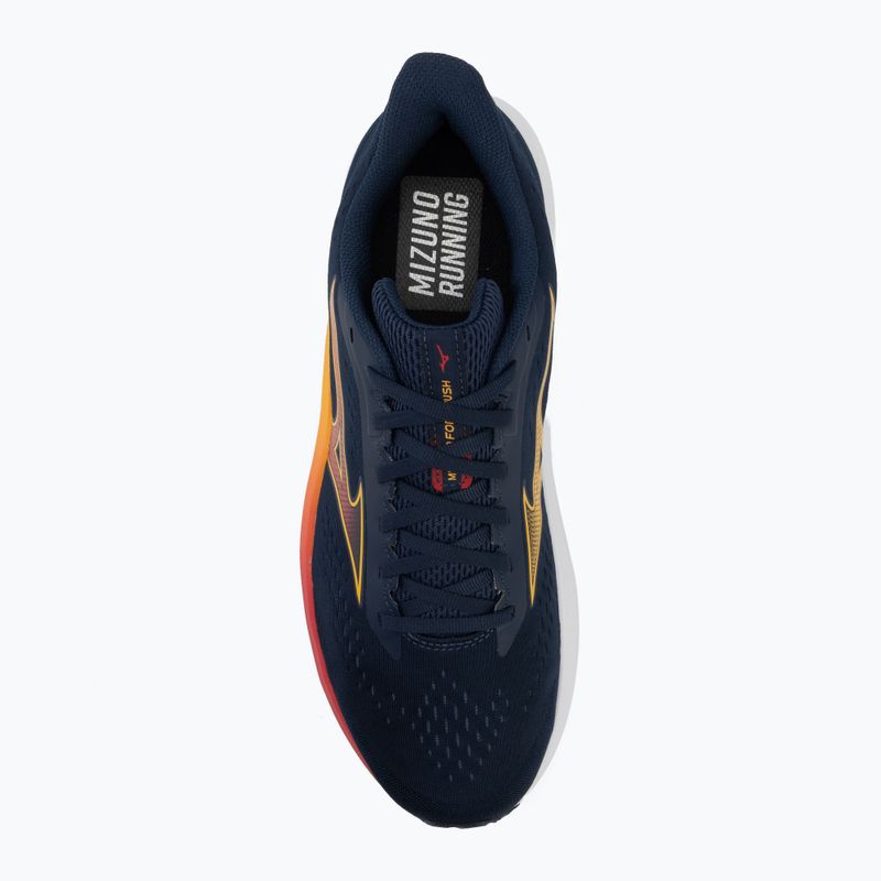 Men's running shoes Mizuno Fortrush dress blues/Artisan's gold/tomato puree 5