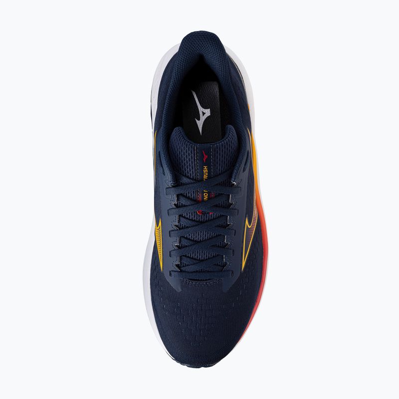 Men's running shoes Mizuno Fortrush dress blues/Artisan's gold/tomato puree 5