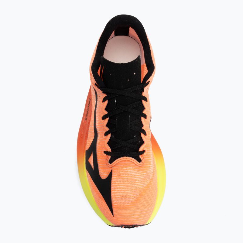 Running shoes Mizuno Hyperwarp Pure lava orange/black/lightning yellow 5