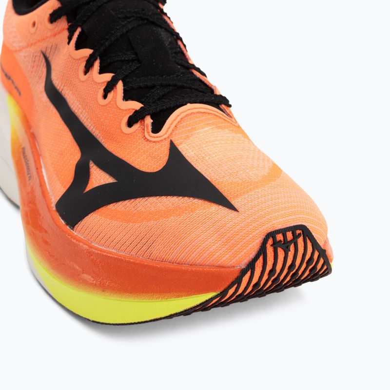 Running shoes Mizuno Hyperwarp Elite lava orange/black/lightning yellow 7