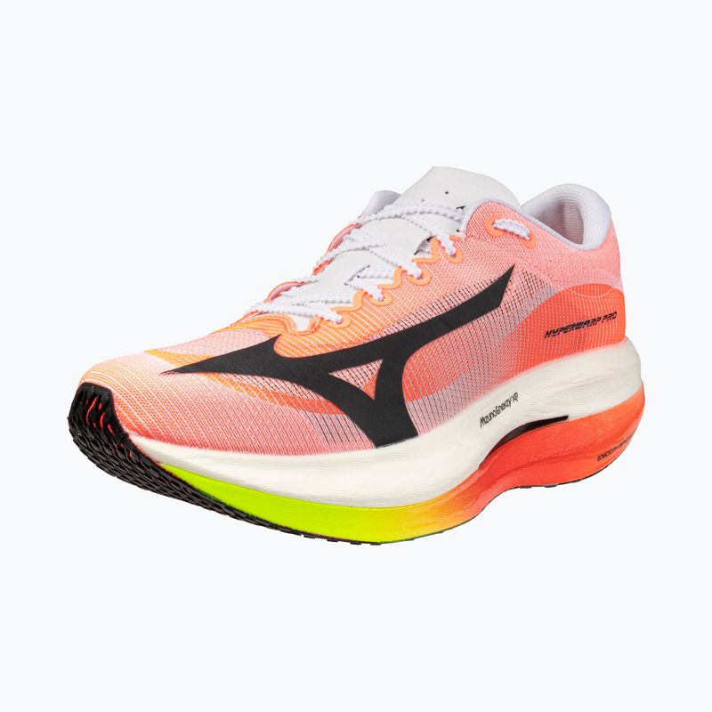 Running shoes Mizuno Hyperwarp Pro white/black/lava orange 3