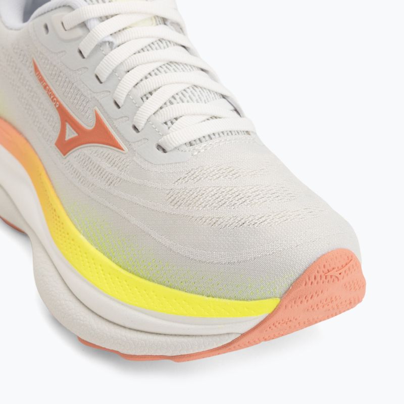 Women's running shoes Mizuno Wave Sky 9 gf white/desert flower/lime pulp 7