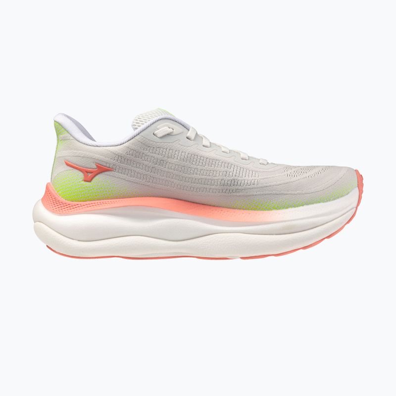 Women's running shoes Mizuno Wave Sky 9 gf white/desert flower/lime pulp 2