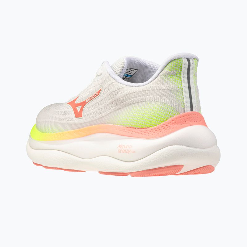 Women's running shoes Mizuno Wave Sky 9 gf white/desert flower/lime pulp 4
