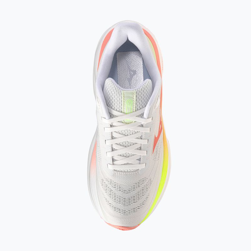 Women's running shoes Mizuno Wave Sky 9 gf white/desert flower/lime pulp 7