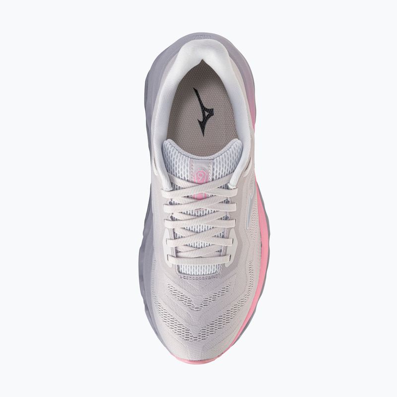 Women's running shoes Mizuno Wave Horizon 9 lilac hint/dapple gray/pink drink 5