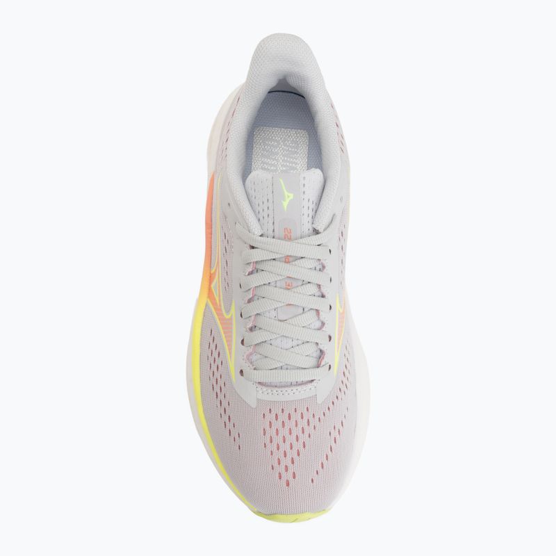 Women's running shoes Mizuno Wave Inspire 22 cloudscape/desert flower/lime pulp 5