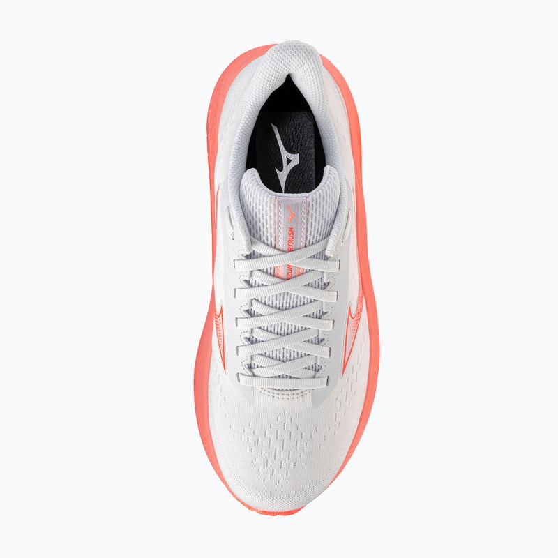 Women's running shoes Mizuno Fortrush cloudscape/lava orange/flamingo coral 5