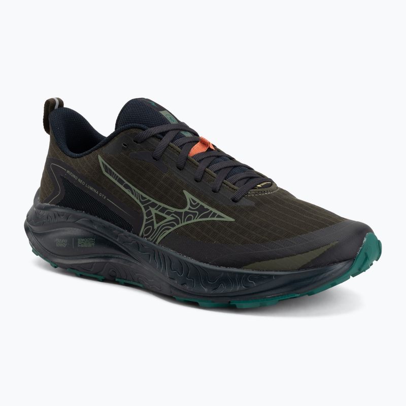 Men's running shoes Mizuno Neo Lumina Gtx forest night/sea spray/vulcan
